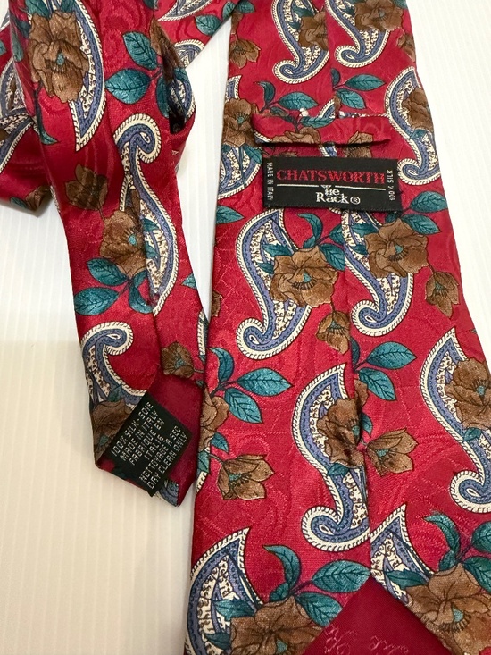 CHATSWORTH TIE RACK ITALY SILK TIE - Picture 5 of 7